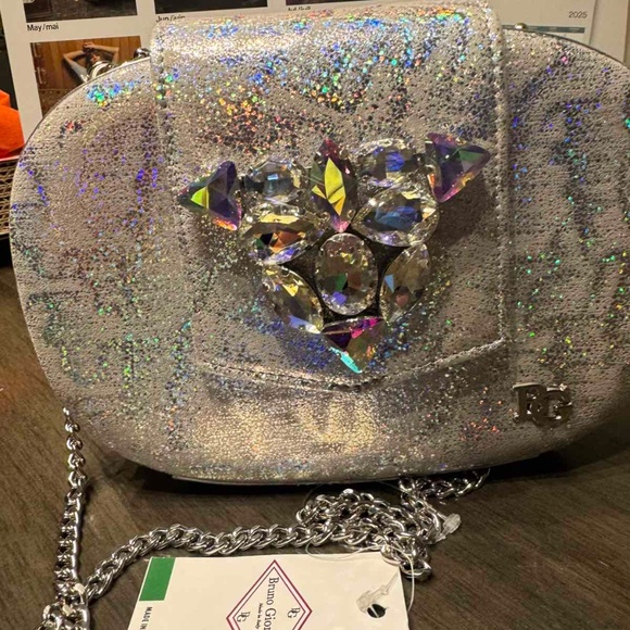 Womens Clutch Purse Bag Bruno Gioardano Made in Italy Brand New - Picture 9 of 9